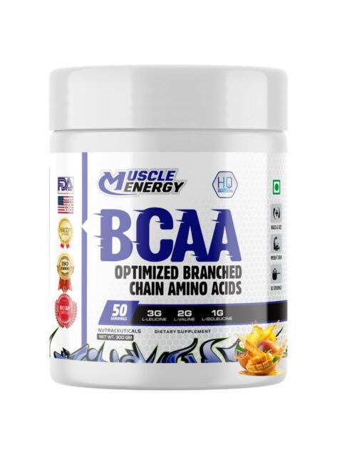 Muscle Energy BCAA – Mango 300gm for Muscle Recovery & Performance