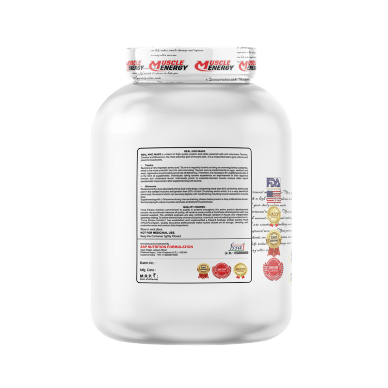 Real King Mass Gainer 2.750gm 6lbs - Image 2