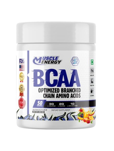 Muscle Energy BCAA – Mix Fruit 300gm for Muscle Recovery & Performance