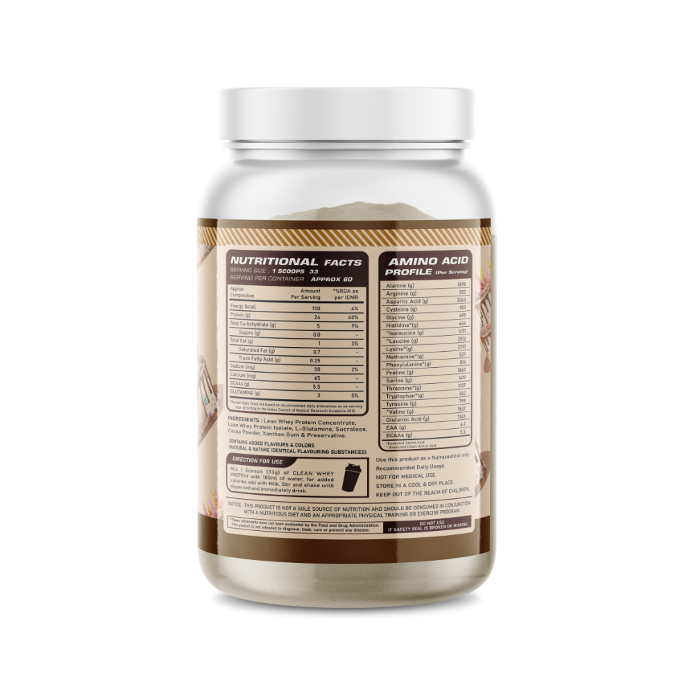 Muscle Energy Clean Whey Protein 1kg - Image 2