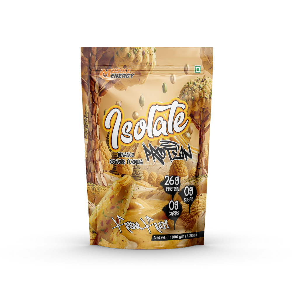Muscle Energy ISOLATE Protein Kesar Kulfi 1000gm