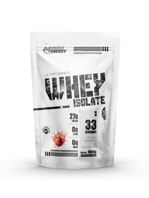 Muscle Energy Whey Isolate Strawberry 1000gm
