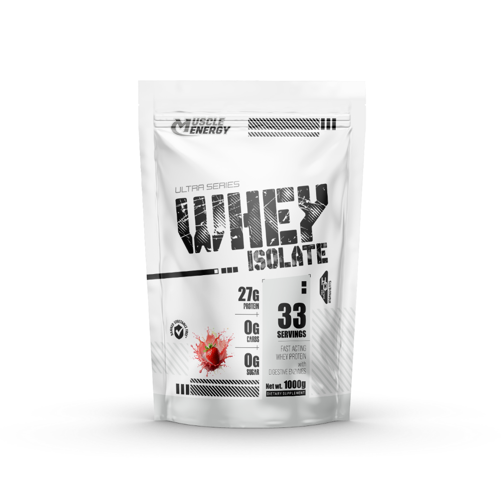 Muscle Energy Whey Isolate Strawberry 1000gm